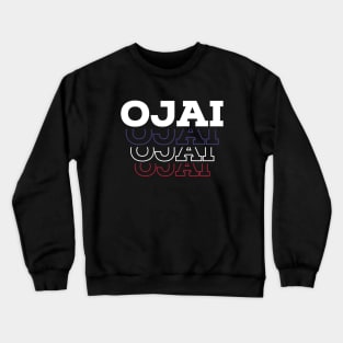 Ojai City USA Retro Vintage Crewneck Sweatshirt